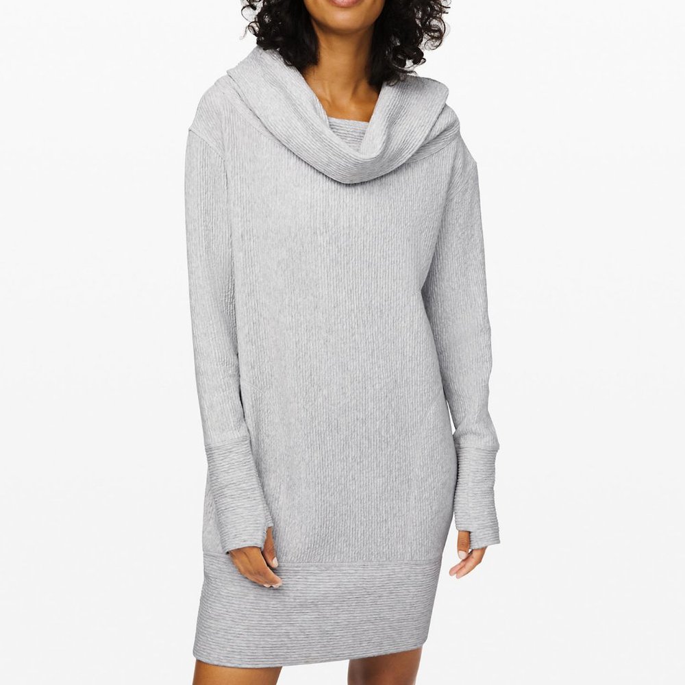 Lululemon Along the Way Mock Neck Dress - size M
